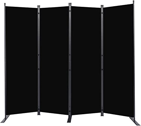Room Divider 6FT Portable Room Dividers and Folding Privacy Screens, 88'' W Fabric Divider for Room Separation, 4 Panel Partition Room Dividers Screen
