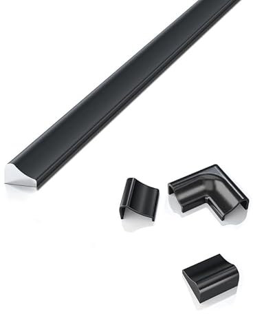 Ersatz Aluminium Schwallschutzleiste Dusche 95 cm für die untere Duschdichtung Duschwand Matt Schwarz Ersatzdichtung Badewanne Wasserabweiser Duschkabine Schwallschutz Chrom Optik