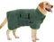 HezzLuv Bademantel für Hunde, Hundebademantel aus Mikrofaser für mittlere und große Hunde, super saugfähiger Haustier Trockenmantel, ganzjahres schnell trocknendes Hundehandtuch (Grün,XL)