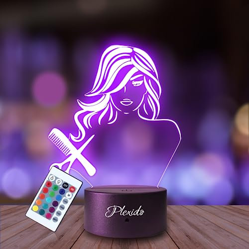 Plexido Nachtlicht Skateboard Skateboarding Illusion Lampe 3D Nachttischlampe Geschenk für Kinder Personalisiert Graveur Weltraum Kinderzimmer LED Licht Fernbedienung 16 Farbwechsel Wohnzimmer