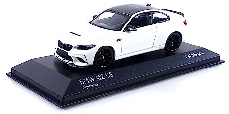 Minichamps 410021021 - B-M-W M2 Cs White with Black Wheels 2020 - maßstab 1/43 - Sammlerstück Miniatur