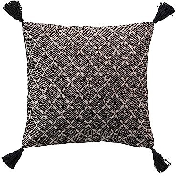 Douceur d'Intérieur Janna Kissen mit abziehbarem Bezug (40 x 40 cm), gewebte Baumwolle
