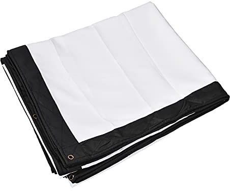 Schermo da Proiezione da 200 Pollici Schermo da Proiezione Antipiega da Parete a 16: 9 Schermo da Proiezione Schermo da Proiezione Portatile Pieghevole per Cinema