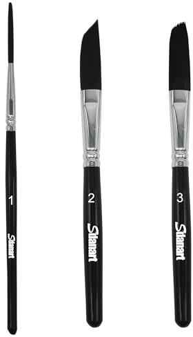 Pinstriping Brush 3 pcs High Performance Striping Brushes,Sdanart Long Liner Brush,Script Liner Brush,Sword Brush, Scroll Brushes, Professional Art Paintbrushes Paint Brushes