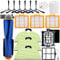 Replacement Parts for Shark AV2610WA RV2610WA Matrix Plus 2- in-1 Robot Vacuum Cleaner,1 Main Brush,3 Filters,3 Mop Pads,6 Side Brushes,1 Pre Filter,1 Filter&1 Pre-Motor Foam&Felt Filter