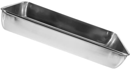 Happyyami Bird Metal Bathtub Pigeon Shower Container Cage Accessory Bird Bath Basin Deep Design Comfortable for Pigeons