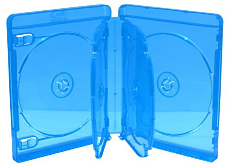 4 BluRay 6er BD Hüllen / 22mm / geeignet für 6 Datenträger