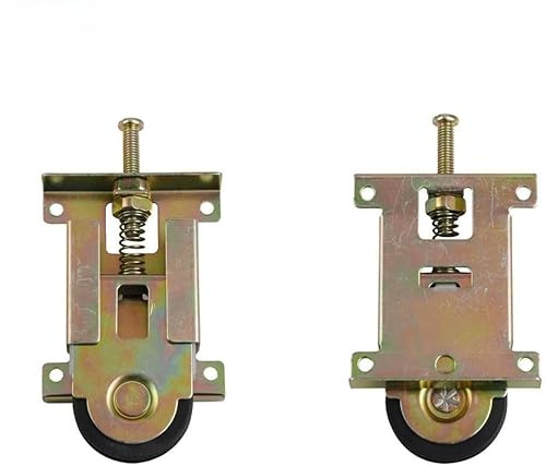 StarRing 2/4/8 PCS Sliding Door Pulley Set,Sliding Door Sliding Wardrobe Door Kit, Nylon Concaved Ball Bearing Wheel For Wooden Doors Wheel (2PCS)