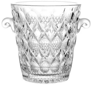 YKMYXZ Cubo de cristal for champán, cerveza y hielo en bolitas for bebidas espesas