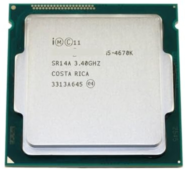 Procesador de Escritorio I5 4670K 3,4 GHz 6 MB Socket LGA 1150 CPU de Cuatro núcleos SR14A