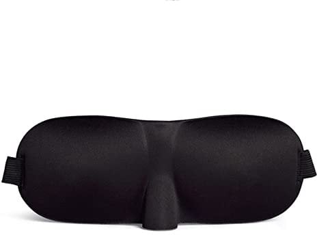 PANYTOW Sleep Mask, Memory Foam Sleep Mask for Women Men, 3D Contoured Cup Eye Mask 100% Blockout All Light Sleeping Mask for Travel, Nap, Yoga Unisex