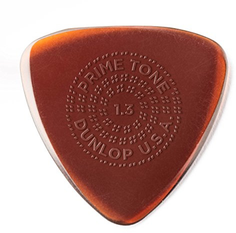 Jim Dunlop Primetone® Small Triangle Grip Pick 1.3MM - 12 Pack