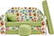 Pro Cosmo umwandelbares Kindersofa – perfekt zum Spielen und Schlafen – mit Abnehmbarer Matratze, Kissen und Pouf – 98x168x59 cm – leicht und einfach zusammenklappbar - Z5 Farbe Grün- Dschungeltiere