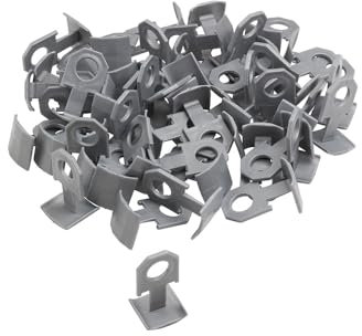 Meister Ersatzclips für Nivelliersystem, 100 Stück - Fliesendicke 7-15 mm / Fliesen-Nivellierhilfe mit Zuglasche / Verlegehilfe mit Keilen / 4423500