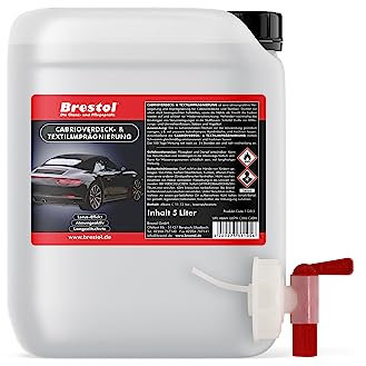 Brestol Impregnación para capota y textil de descapotable (5 L, incluye grifo de 51 mm)