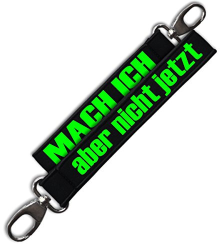 Spaß Kostet Schlüsselanhänger Spruch MACH ICH aber nicht jetzt