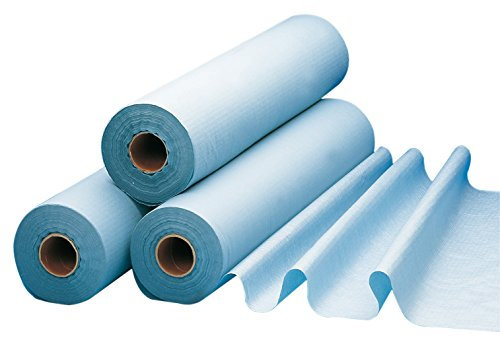 LCH – Draps d’Examen – Plastifiés – Résistants – Absorption Optimale – Pré-Découpés tous les 38 cm – Largeur 50 cm – Livraison par Rouleaux de 6