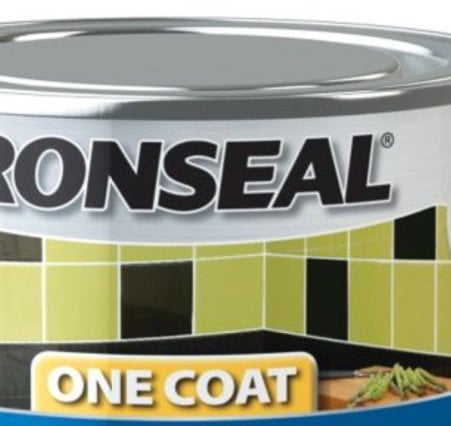 Ronseal One Coat Tile Paint Cobalt Gray 250ml