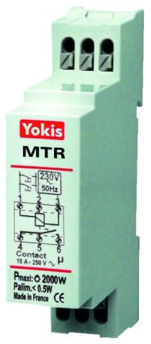 Urmet 5454360 MTR2000M Relais Pas-P.So, 2000 W