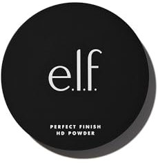 e.l.f. Perfect Finish HD Powder, Verwischt Feine Linien Und Unvollkommenheiten, Trägt Fen Ganzen Tag, Perfekt Für Unterwegs, Vegan & Tierversuchsfrei, 8 g