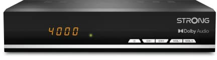 Strong Récepteur satellite HD SRT 7007 (DVB-S/S2, Full HD, émetteur préinstallé, lecteur multimédia USB, HDMI, péritel, Ethernet, (12 volts - convient également pour le camping, l'affichage), noir