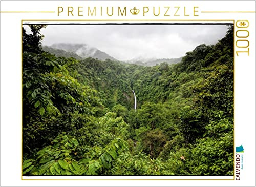 CALVENDO Puzzle Wasserfall im Paradies -Nationalpark im Südosten Costa Ricas 1000 Teile Puzzle quer | Lege-Größe cm Foto-Puzzle für glückliche Stunden