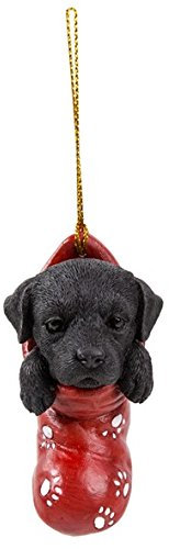 Vivid Arts- Hanging Christmas Stocking Pet Pals- Black Labrador