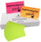 Neon Super Sticky Notes Set für Gruppenarbeit 127 x 76mm Für professionellen Einsatz im Training, Coaching und Scrum Retrospektive 900 bunte Haftnotizen in Rot Grün Orange PARTICINOTES TheBOX