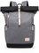 FANDARE Mode Rucksack Diebstahlsicherung Outdoor-Aktivitäten Handel Reisen 15.6 Zoll Laptop Rucksack Damen/Herren Multifunktion Wasserdicht Polyester Grau B