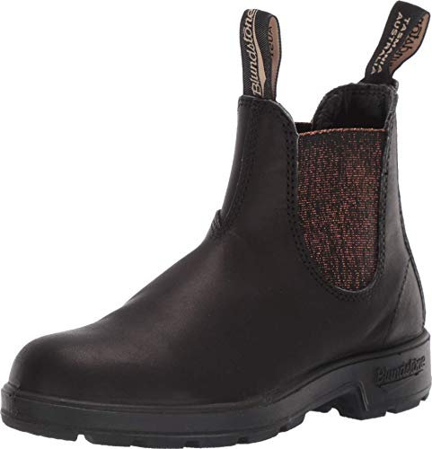 Blundstone Unisex Original 500 Series Chelsea Boot, Black Bronze Glitter, 42 EU