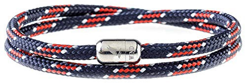 Wind Passion - Bracciale Sportivo Surfer Marinaio Lifestyle in Corda Nautica con Chiusura Magnetica per Uomo e Donna, Accessorio Mare Elegante, Idea Regalo Originale e Raffinata per Lui e Lei