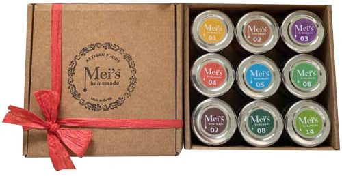 Mei's homemade Asian Gourmet Sauces 9 Flavour Assortment Gift Set