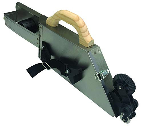 Advance Equipment MFG Co. Banjo mit gleichmäßigem Durchfluss, mit Eckrad, Patientenbauch-Design für gleichmäßige Schlammabgabe, Modell 4617, über 100 Jahre Familienbesitz, hergestellt in den USA