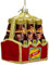 SIKORA BS483 Six-Pack Craft Bier Christbaumschmuck Glas Figur Weihnachtsbaum Anhänger