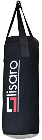 Lisaro Kinder Box Sack Ca. 5-kg Boxsack 50 X 20 cm, Farbe schwarz- Weiss, ideal für Anfänger, Kinder Boxsack