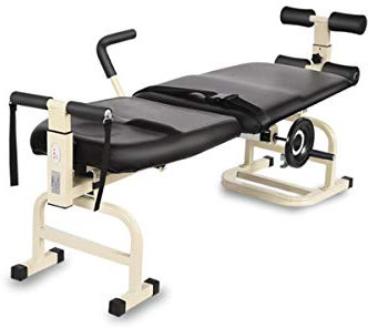 JHKGY Hals- Und Lumbaltraktionsbett,Rücken Stretch Bank,Ausrüstung Für Körperdehnungsgeräte,Cervical Lumbar Traction Device,Für Die Zervikale Spondylose Lumbale Schmerztherapie,46cm