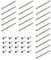 YINETTECH Lot de 20 vis universelles en métal M5 x 60 mm pour poignées de porte
