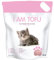 I AM TOFU - Tofu Katzenstreu, natürlich, spülbar, extra klumpendes Pelletstreu (4,5 kg, Honigpfirsich)