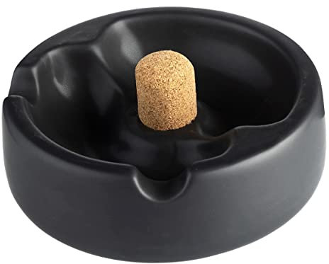 Pfeifenaschenbecher Keramik 411010 schwarz matt Necuma