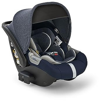 Inglesina Darwin i-Size, Sillita para coche, ECE R129/03, Hasta 0 a 12 meses de edad, 40-75cm, Soho Blue