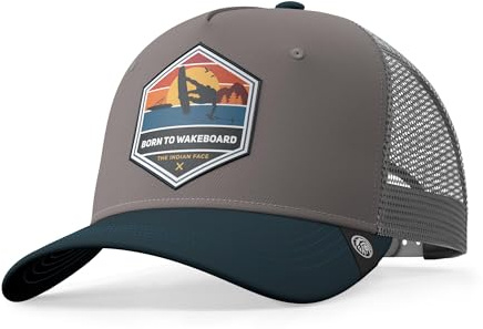 The Indian Face Unisex Baseball Kappe Born to Wakeboard