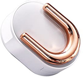 Sahgsa Hair Dryer Holder Self-Adhesive Wall Mounted Hair Dryer Holder and Straightener Holder Storage Organiser Hair Dryer Wall Mount Holder No Drilling for Bathroom
