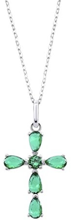 LOTUS SILVER Collar LP3558-1/2 Colors Plata Cruz 42.00 mm Mujer