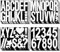 12 Blatt Buchstaben und Zahlen Aufkleber, 10cm Vinyl Buchstaben Aufkleber Selbstklebende Buchstaben Alphabet Dekorationen für Bastelarbeiten Schilder Poster Fenster (Weiß)