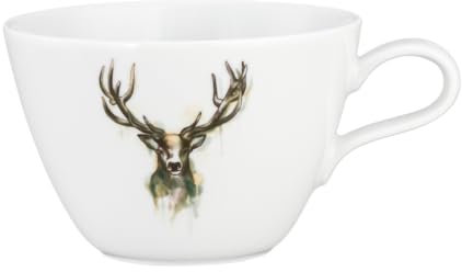 Seltmann Weiden [DL] Life Milchkaffeeobertasse 0,37 l rund Nature Hirsch [RAB] [SP] UVP: 17,90