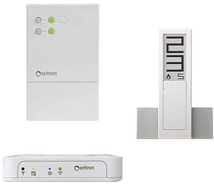 Cronotermostato Wi-Fi a batteria Hygge Kit Classe 5 SEITRON