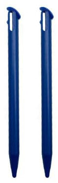 2 stylets bleus de rechange pour écran tactile Nintendo NEW 3DS XL