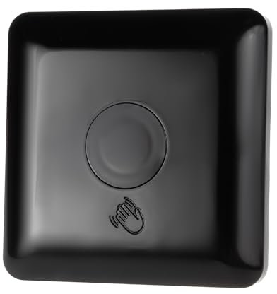 Maclean MCE313 Wand-Bewegungsmelder, Kontaktloser Schalter, Infrarot Sensor für Kurze Distanz, Lichtschalter, PIR Sensor Reichweite 5-6 cm, max. Belastung 1200W (Schwarz)