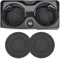JNNJ 2 Pièces Dessous De Verre Universels pour Les Porte-Gobelets, Tapis De Tasse en Nid d'abeille pour L'intérieur du Véhicule, Verre d'eau Voiture Tapis D'insertion en Nid d'abeille(Noir)