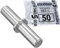 Stahlia Bodenträger 3mm x 16mm für Bohrung 3mm| 50 Stück aus verzinktem Stahl| Einlegeboden Halter Fachbodenträger Regalstifte Regalbodenhalter Regalbretthalter mit Haltering für Regalböden, Holzböden